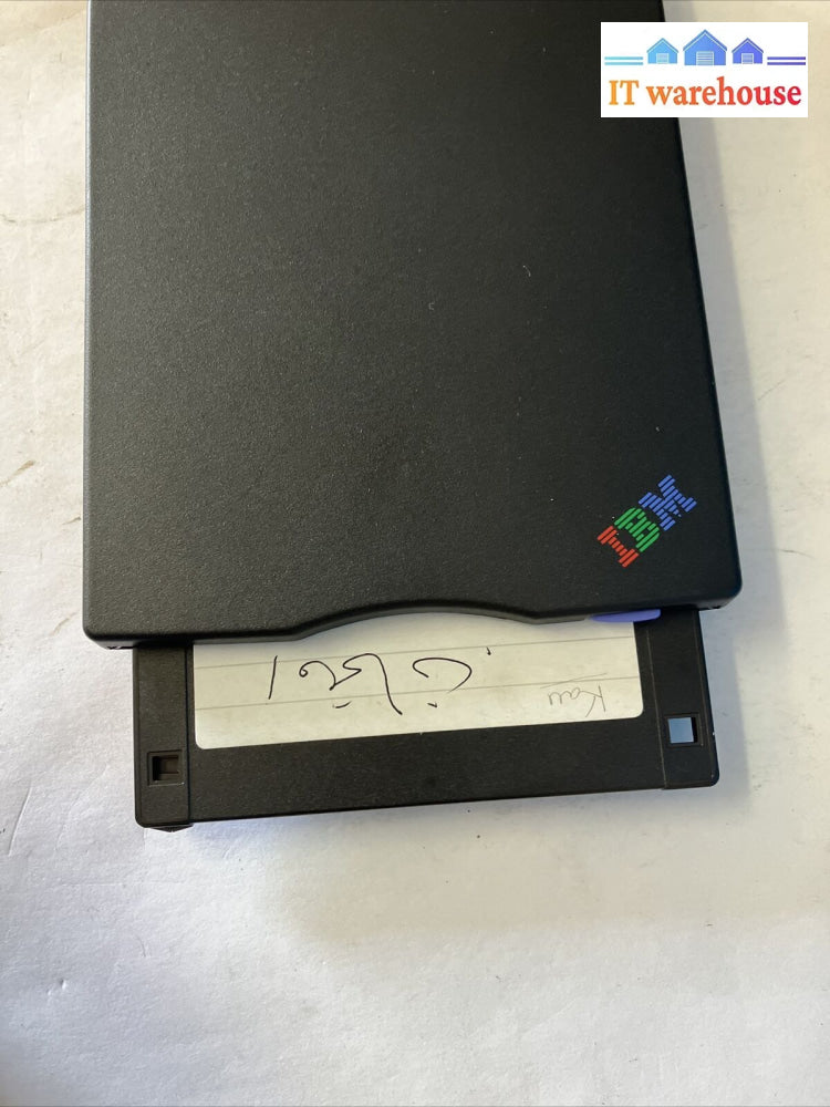 (Nice) Ibm 06P5223 Black External Usb Portable Floppy Diskette Drive *Tested* ~