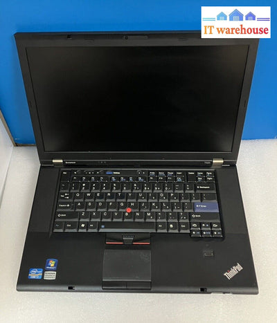 ~(Nice) Lenovo Thinkpad T520 15.6’ Laptop I7-2630Qm 2Ghz 4Gb Ram 320Gb Hdd Winxp