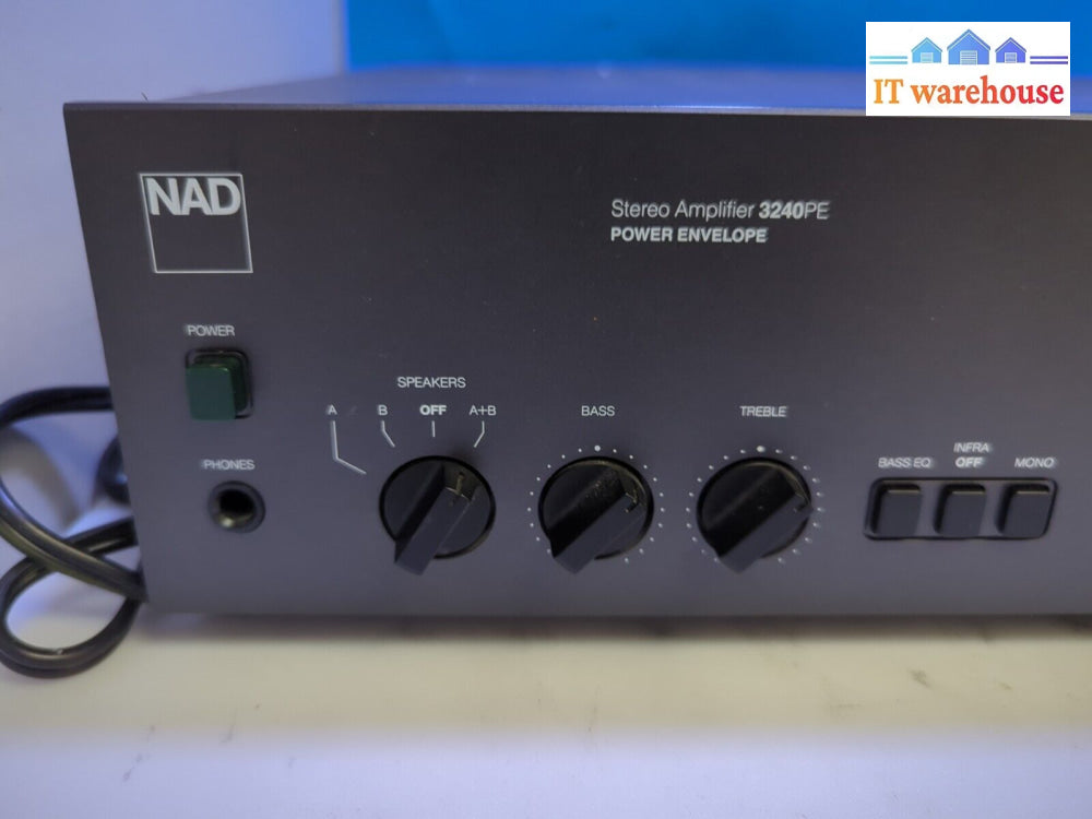 (Nice) Nad Stereo Amplifier 3240Pe 120V 60Hz Integrated Amp Tested -