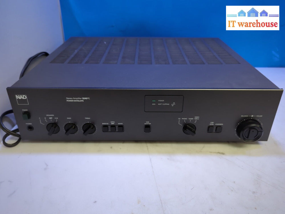 (Nice) Nad Stereo Amplifier 3240Pe 120V 60Hz Integrated Amp Tested -