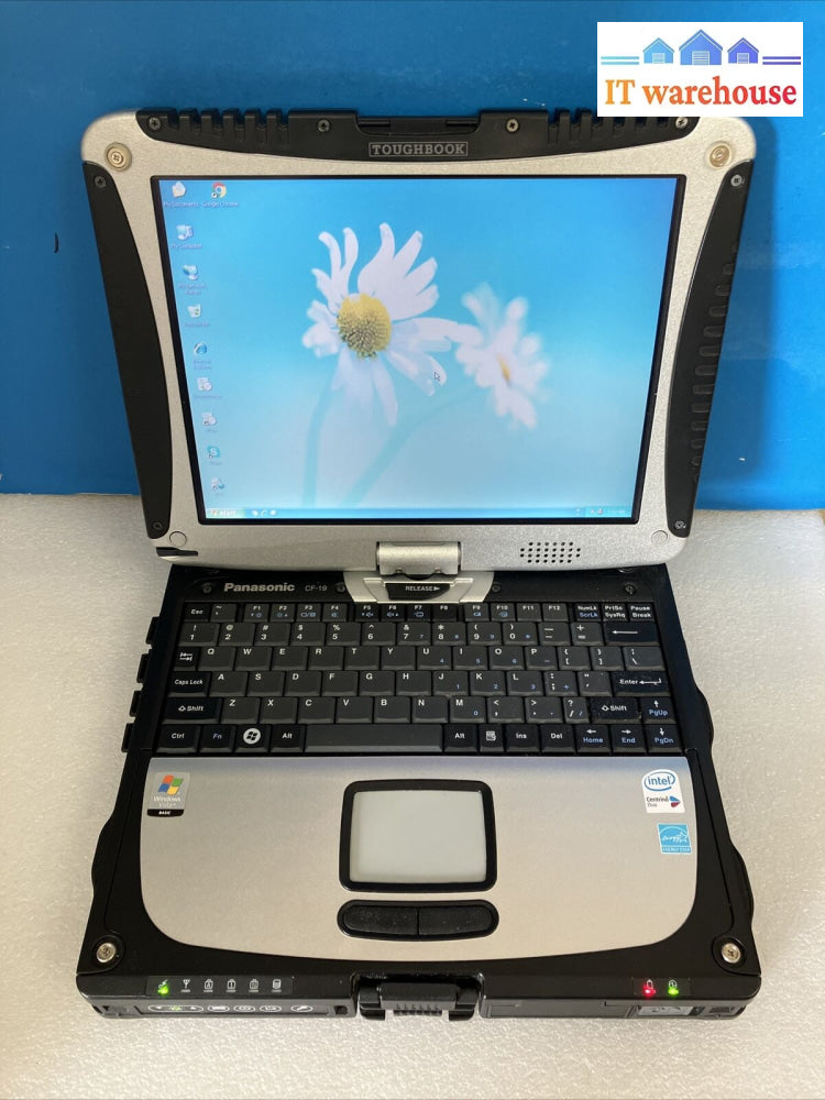 Nice ~ Panasonic Toughbook Cf-19 10.4’ Core Duo U2400 4Gb Ram 250Gb Laptop Winxp