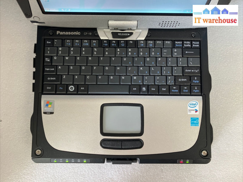 Nice ~ Panasonic Toughbook Cf-19 10.4’ Core Duo U2400 4Gb Ram 250Gb Laptop Winxp