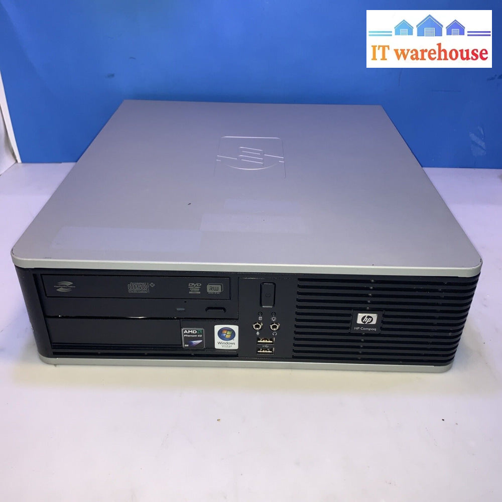 Nice & Quiet ~ Hp Dc5800 Sff Amd 3-Core 3Gb 1Tb Hd Desktop Windows Xp Sp3