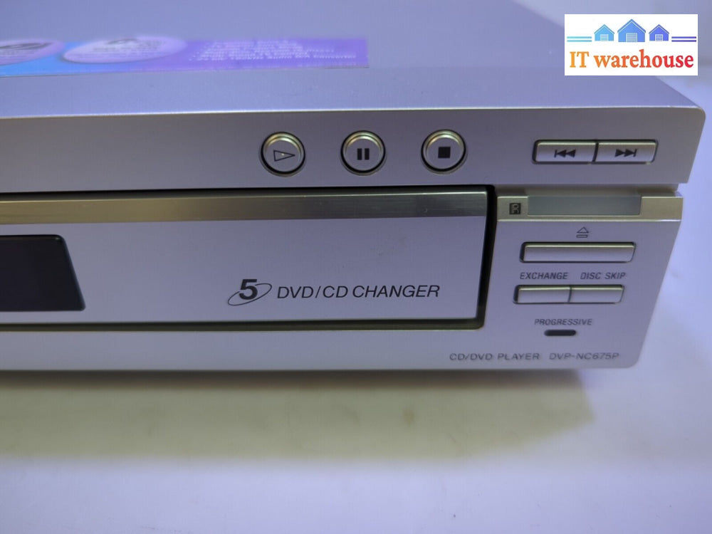 Nice ~ Sony Dvp-Nc675P Cd Dvd 5-Disc Player (No Remote)-