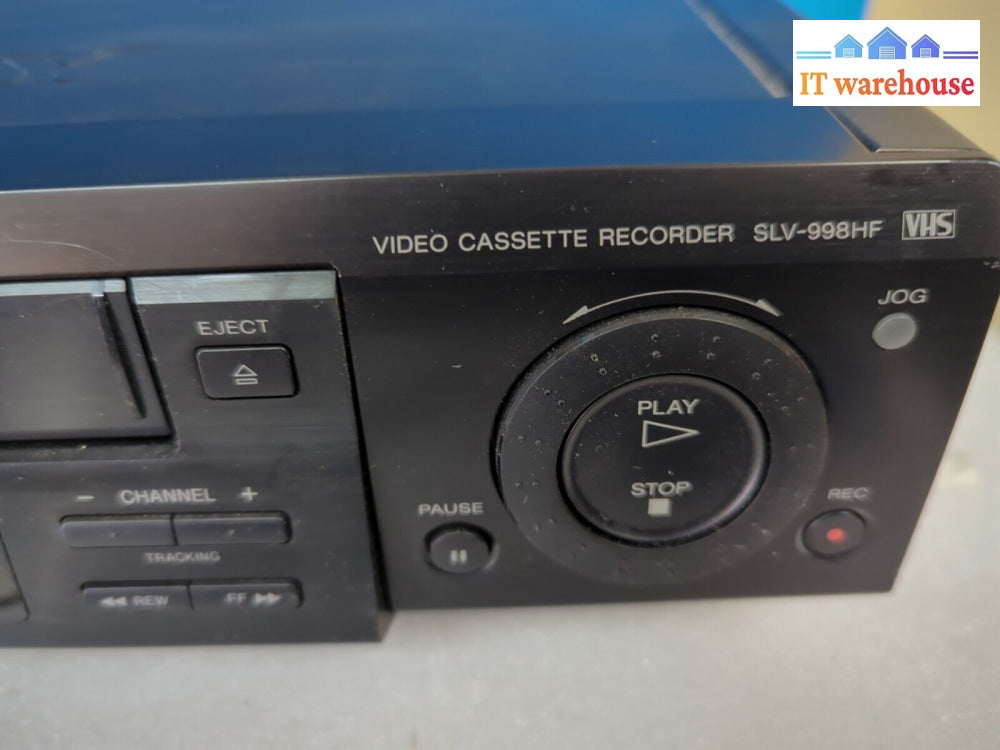 Nice Sony Slv-998Hf Hifi Stereo Vcr Video Vhs Player Tested (No Remote) -