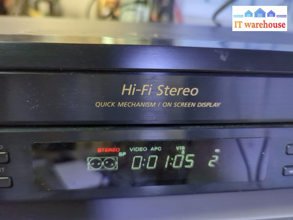 Nice Sony Slv-998Hf Hifi Stereo Vcr Video Vhs Player Tested (No Remote) -