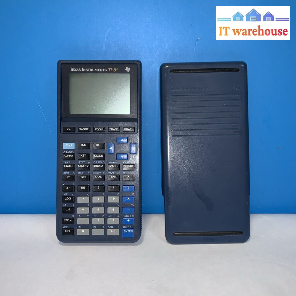 Nice - Texas Instruments T1-81 Graphing Calculator W/ Cover