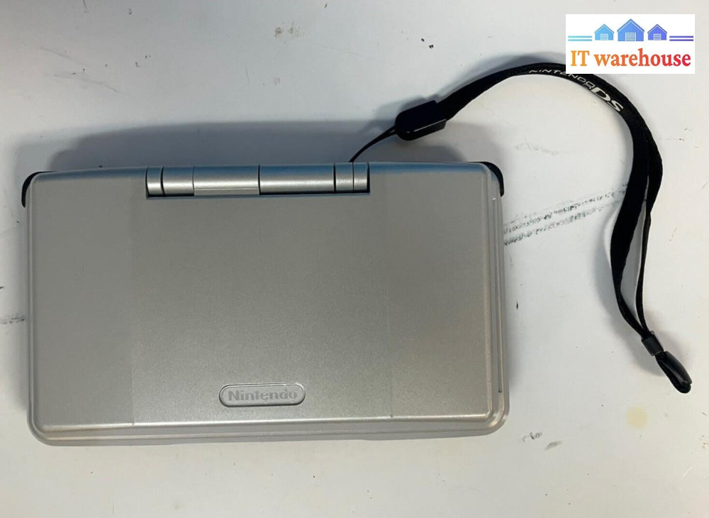 Nintendo Ds Handheld Ntr-001 Console Titanium Silver (No Charger) ~