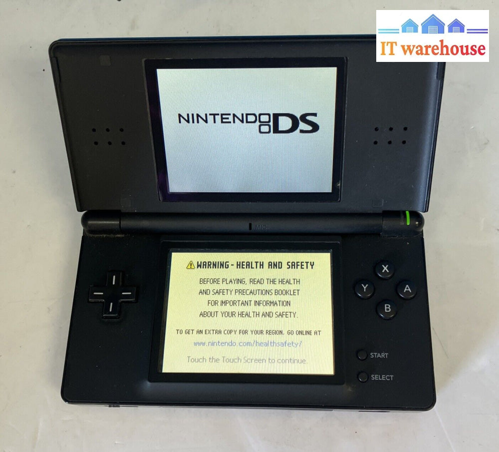 Nintendo Ds Lite Handheld Usg-001 Console *Tested/Work* (No Charger) ~