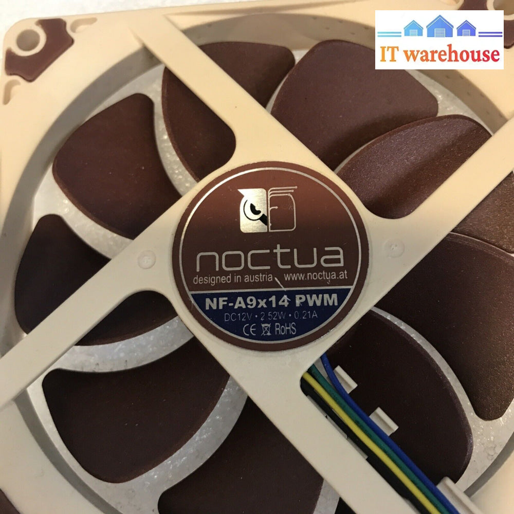 Noctua Nf-A9X14 Pwm Premium Quiet Fan 4-Pin (92X14Mm Brown)