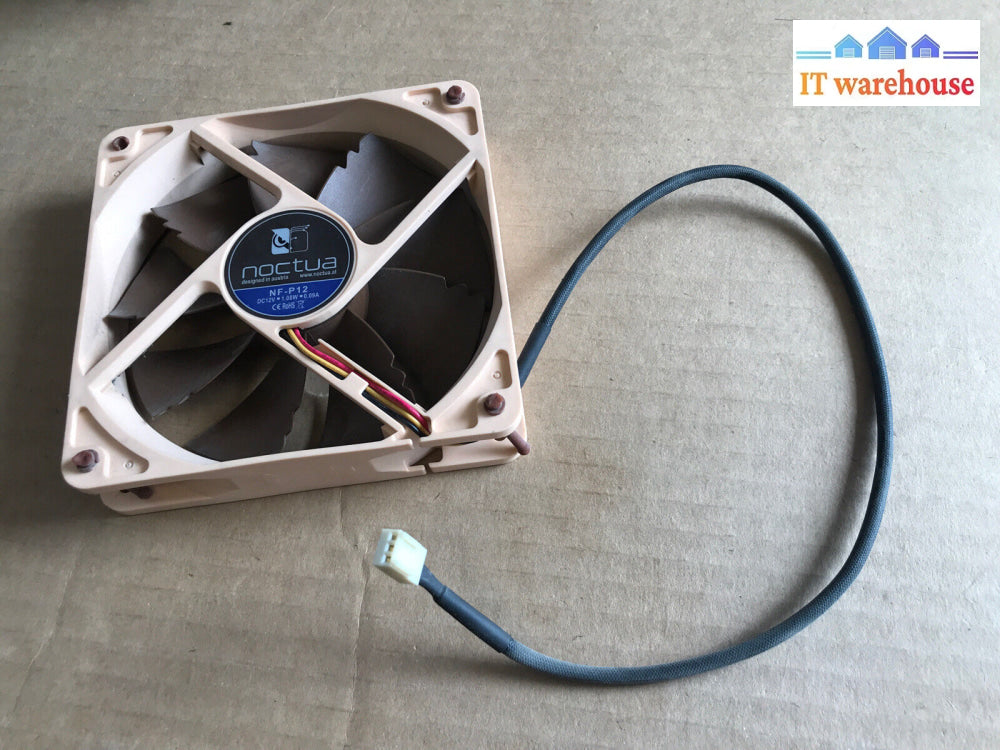 Noctua Nf-P12 Processor Heatsink Cooling Fan Dc12V 120Mm X 25Mm 3-Pin