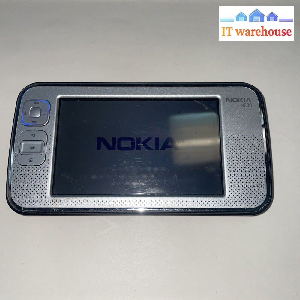 Nokia N800 Portable Internet Tablet With Pen ( + 8Gb Sd Card) No Power Supply