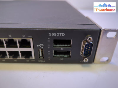 Nortel 5650-Td 48 Ports Rackmount Gigabit Network Switch -