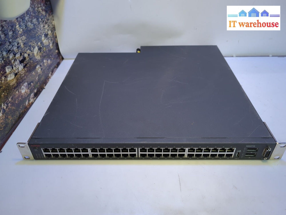 Nortel 5650-Td 48 Ports Rackmount Gigabit Network Switch -