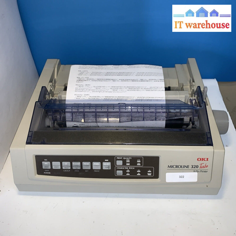 Oki Microline 320 Turbo 9 Pin Printer Ge7000A