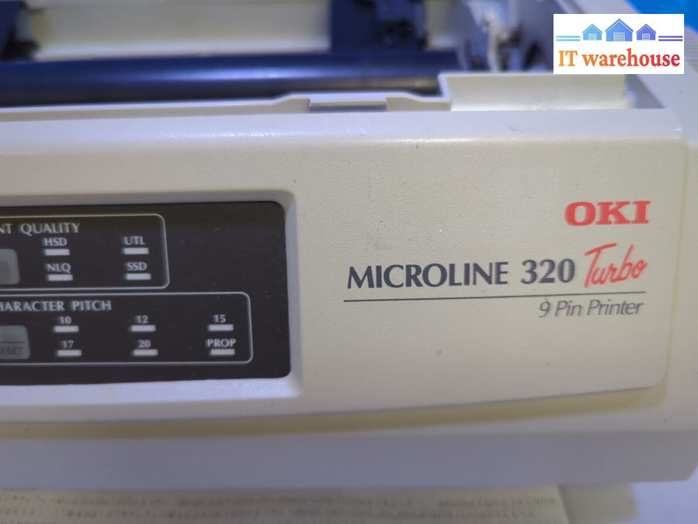 Oki Microline 320 Turbo 9 Pin Printer Usb/Parallel (Missing Parts Read) -