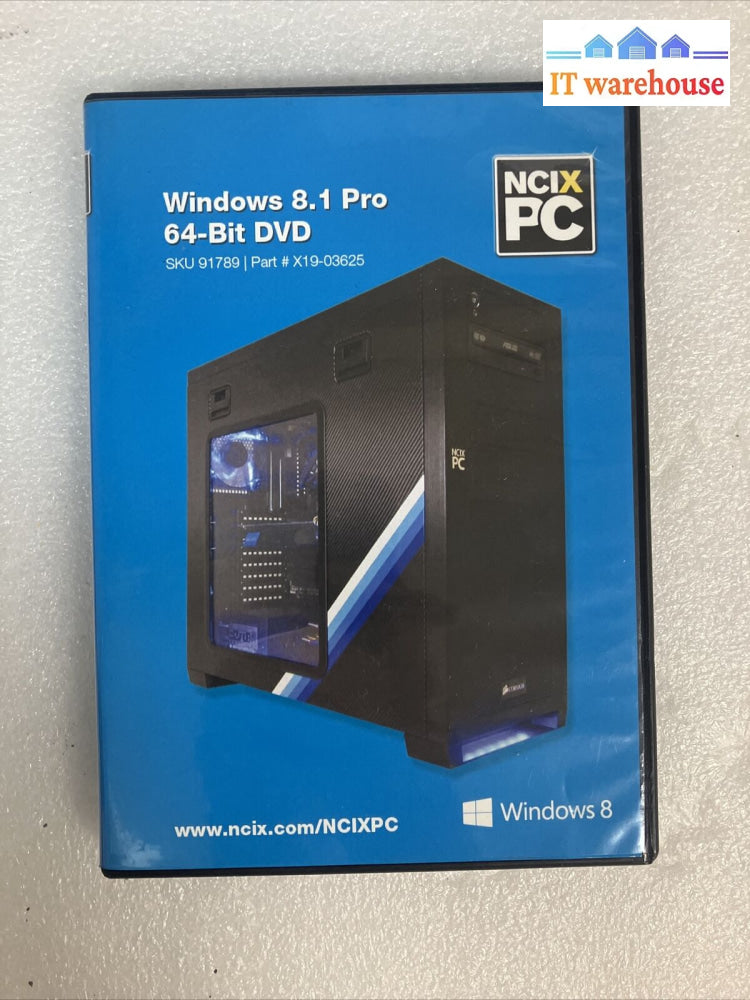 One Ncix Pc Windows 8.1 Pro 64-Bit Installation Dvd Pn: X19-03625 (No Key) ~