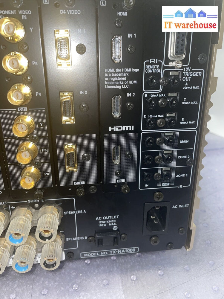 Onkyo Av Centre Tx-Na1000 [220V Required Not 110V]