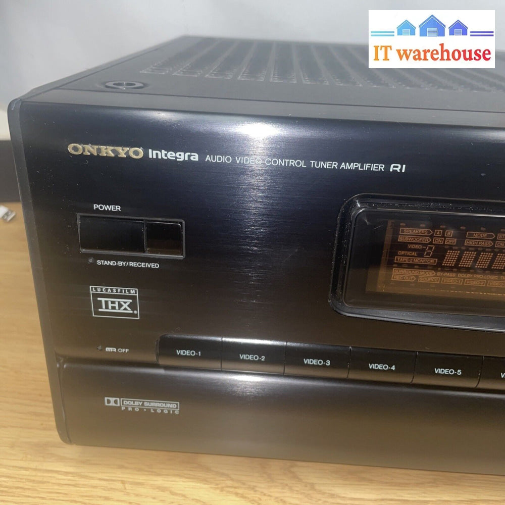 Onkyo Integra Tx-Sv919Thx A/V Control Tuner Amplifier (Tested No Remote)