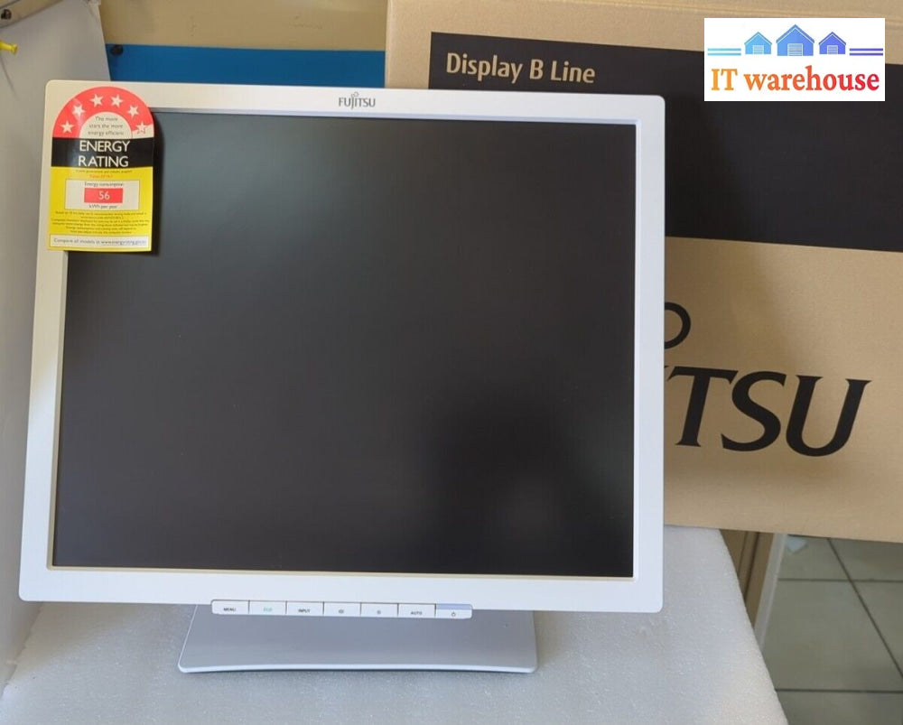 (Open Box) Fujitsu E19-7 Led 19’ Vga Dvi 1280 X 1024 Monitor With Stand