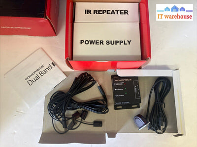 (Open Box) Lot 2X Monoprice Dual Band Ip Repeater With Accessories ~