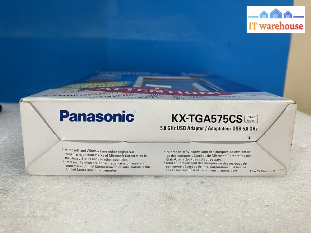 ~ (Open Box) Panasonic Kx-Tga575Cs 5.8Ghz Usb Adapter
