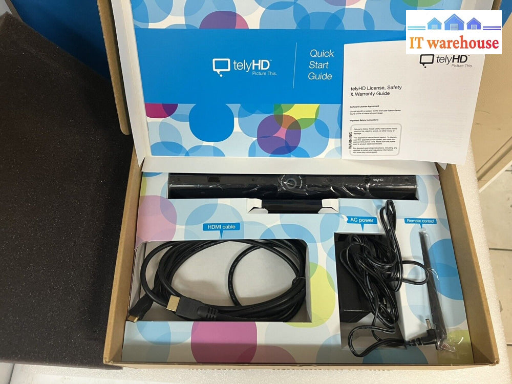 ~ (Open Box) Tely Labs Telyhd Skype Hd Video Calling Webcam For Any Hdtv