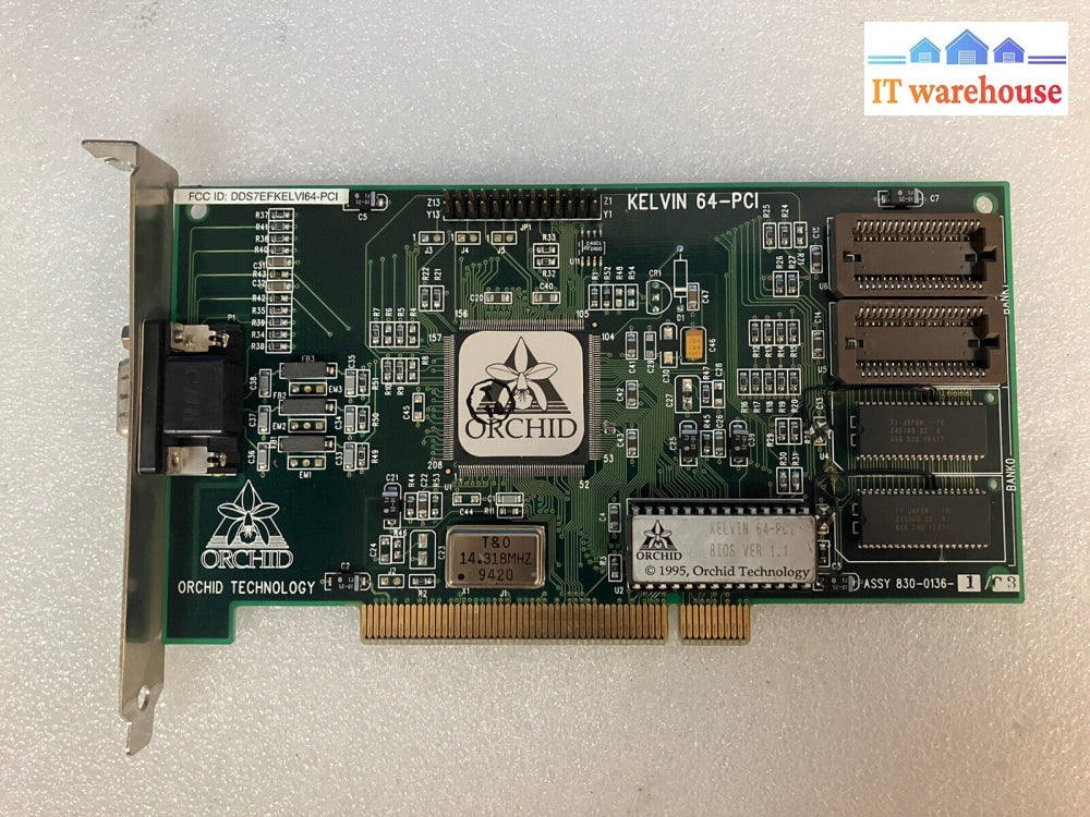 ~ Orchid Technology Kelvin 64-Pci Vga Video Card 1 Mb