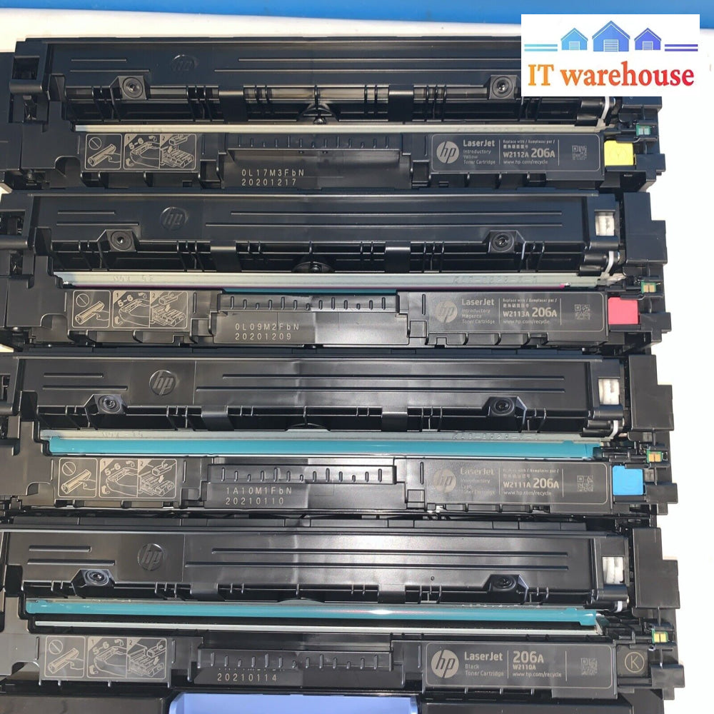 Original Hp 206A W2110A Toner & Tray For Laserjet Pro M283 Fdw Cdw