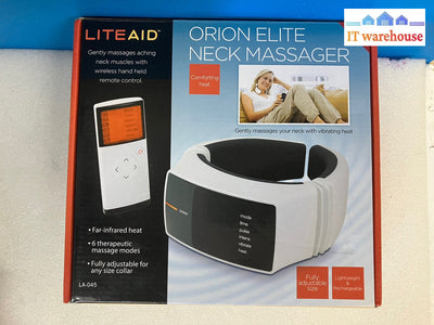 ~ Orion Elite Neck Massager Liteaid Adjustable Lightweight Rechargeable La-045