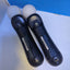 Pair Of Sony Ps3/Ps4 Move Motion Controllers - Black (Cech-Zcm1U) Tested