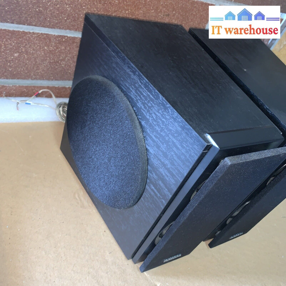 Pair Panasonic Sb-Pm27 Compact Stereo System High-Low Bookshelf Speakers Tested