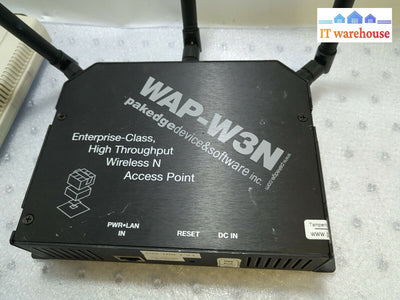 - Pakedge Enterprise Wap-W3N Class Wireless N Access Point With 3001 Poe Psu