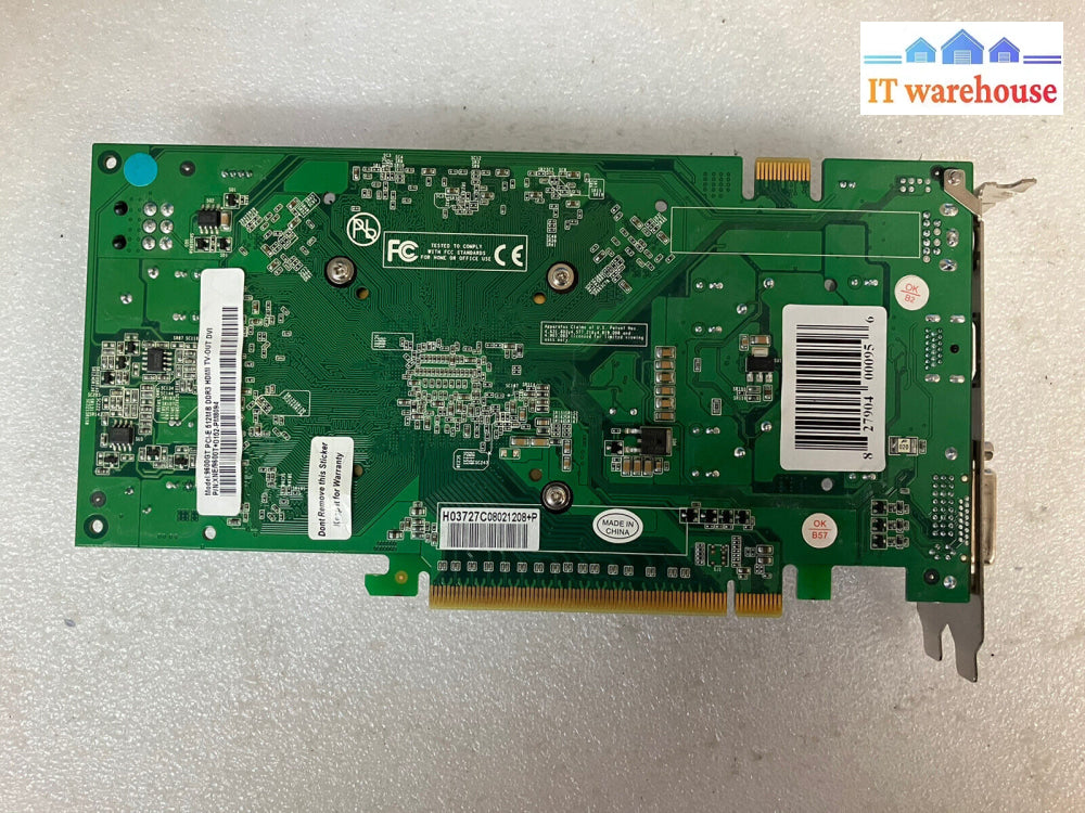 ~ Palit 9600Gt Pci-E 512Mb Ddr3 Hdmi Tv-Out Dvi Xne/9600T + 0152-Pm8094 Video Card