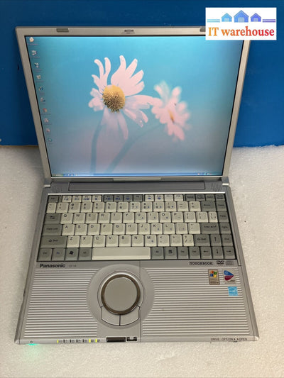 Panasonic Cf-Y4 Toughbook 14’ Laptop Pentium M Cpu / 500Mb Ram 60Gb Hdd Xp ~