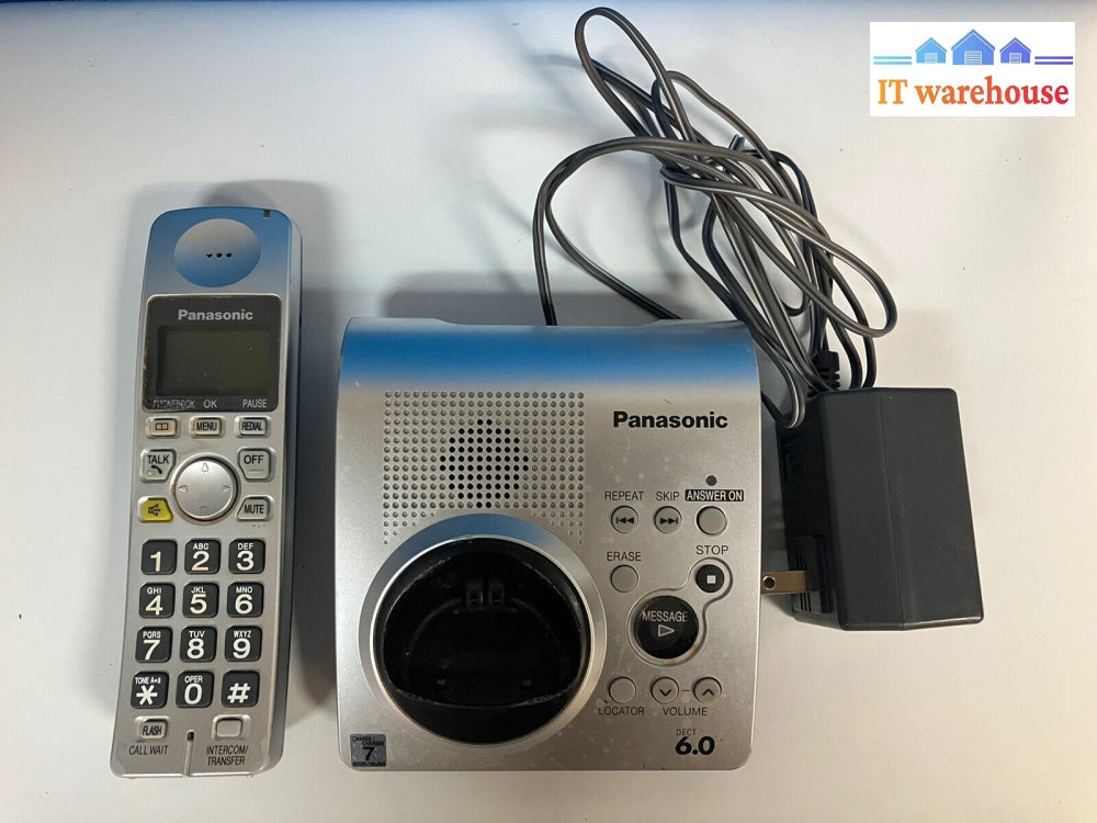 ~ Panasonic Dect 6.0 Cordless Phone Answering System (Model: Kx-Tg1031Cs)