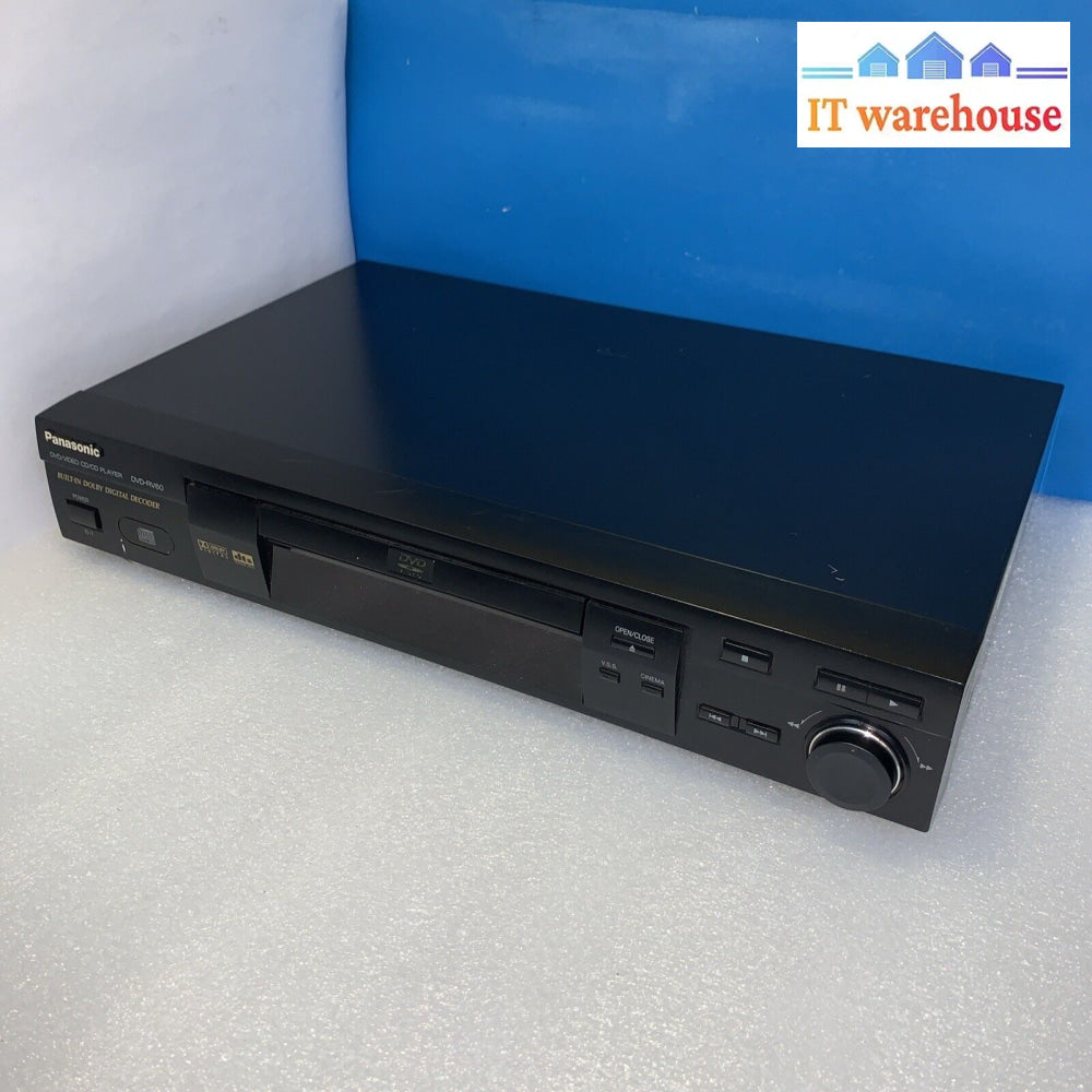 Panasonic Dvd-Rv60 Dvd Player Built-In Dolby Digital Recorder