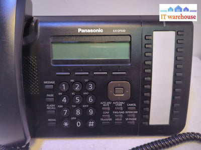 Panasonic Kx-Dt543 Digital 3-Line Phone - Black-