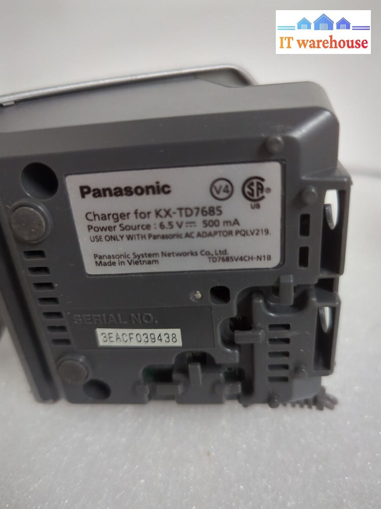 Panasonic Kx-Td7685 Cordless Phone W/Original Charger For Kx-Tda50 Kx-Tde100 -