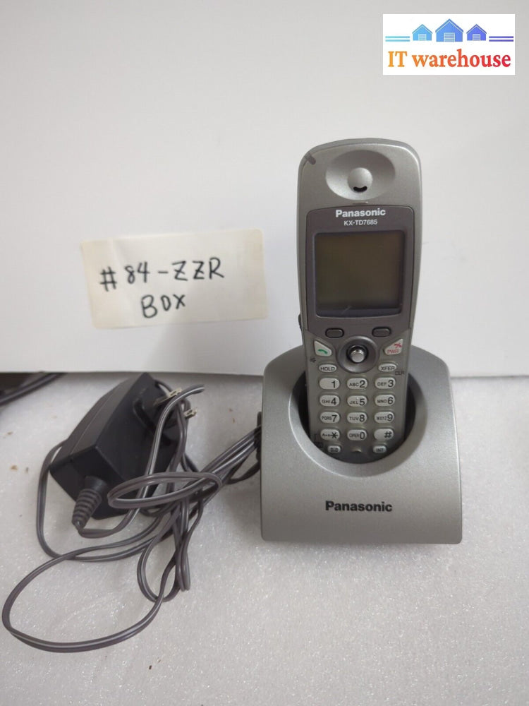 Panasonic Kx-Td7685 Cordless Phone W/Original Charger For Kx-Tda50 Kx-Tde100 -