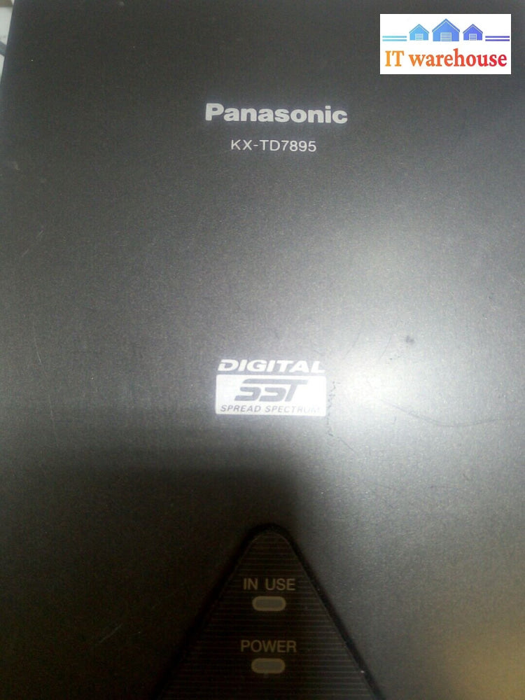 - Panasonic Kx-Td7895 Black 900 Mhz 12 Line Cordless Telephone Base Only