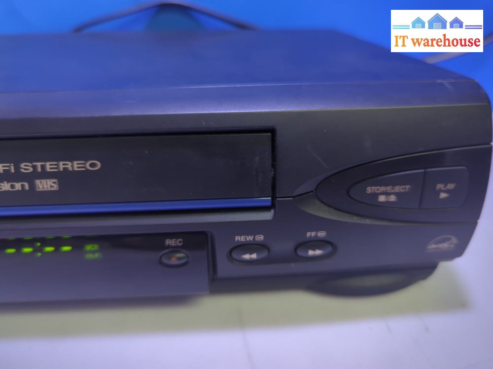 Panasonic Pv-V4522-K Vcr 4 Head Hifi Vhs Player Tested (No Remote) -