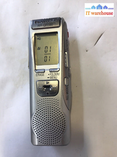 ~ Panasonic Rr-Qr180 Digital Voice Recorder. Tested Working.