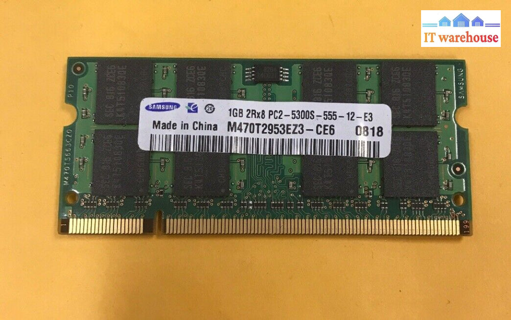 Panasonic Samsung 1Gb 667Mhz Ddr2 Pc2-5300S M470T2953Ez3-Ce6 Laptop Ram @@@