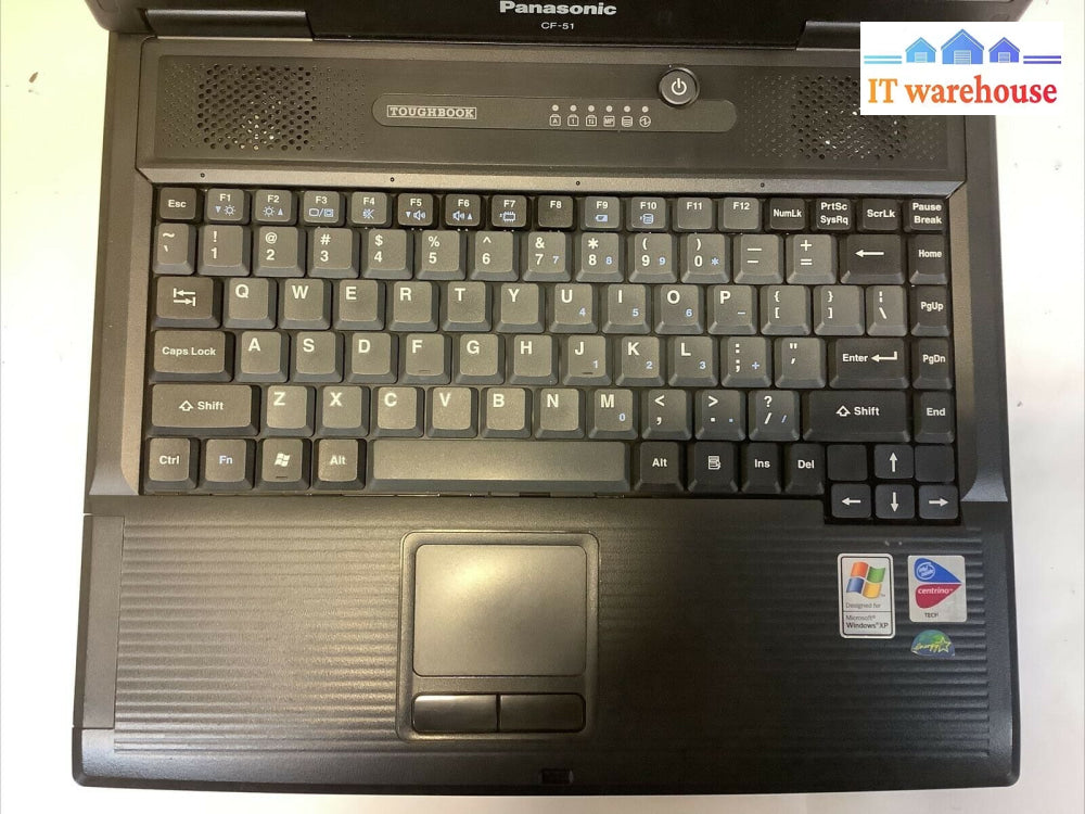 Panasonic Toughbook Cf-51 15.4’Laptop 256Mb No Hdd And Caddy For Parts (As Is)