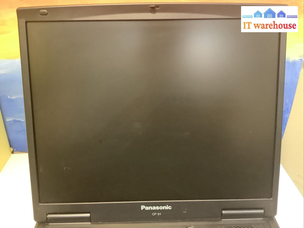 Panasonic Toughbook Cf-51 15.4’Laptop 256Mb No Hdd And Caddy For Parts (As Is)