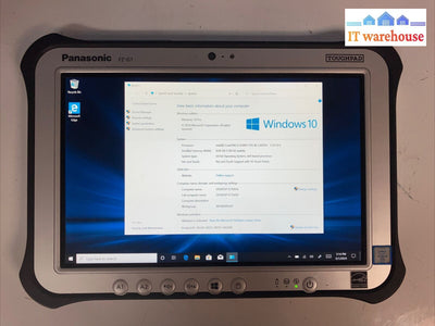 Panasonic Toughpad Fz-G1 Tablet I5-6300U Cpu / 8Gb Ram 250Gb Ssd Win10 Pro ~