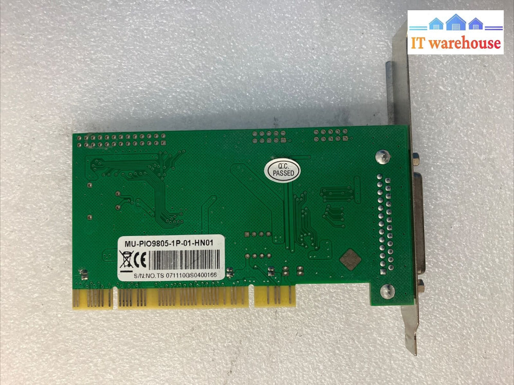 ~ Pci-E Card To Parallel Db25 Adapter Mu-Pio9805-1P-01-Hn01 Lpt Controller