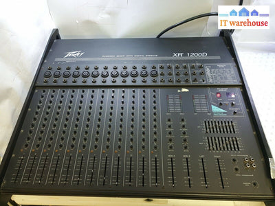 - Peavey Xr 1200D Powered Audio Console Mixer With Digital Effect (Pick Up Only)