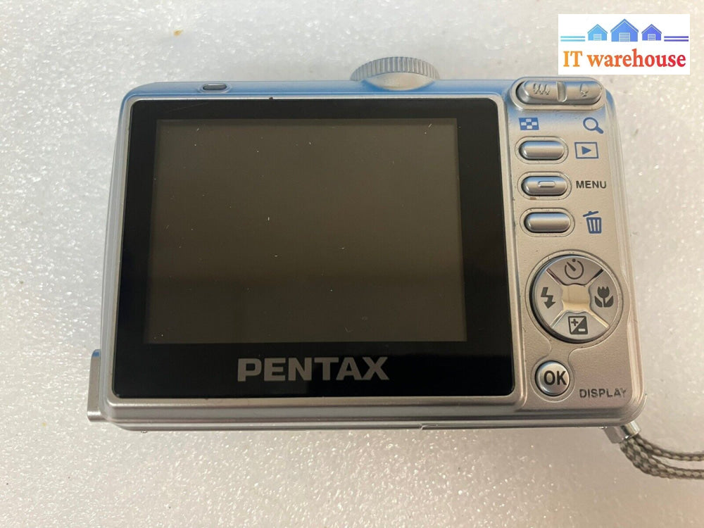 ~ Pentax Optio E10 6.0 Mp Silver Digital Camera 3X Optical Zoom *Tested*